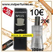 Perfume hombre Equivalente altas gama N 115 AGUA DE AR