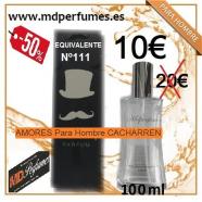 Perfume Equivalente N111 AMORES Para Hombre CACHARREN