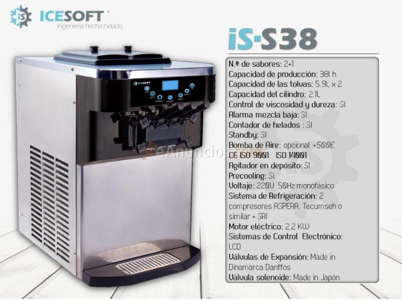 Máquina de Helado Soft  Yogurt Helado IS38