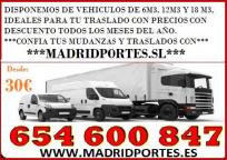 Servicio de traslados economicos en madrid
