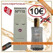 Perfume Equivalente mujer N110 AMORES AMORES FORBIDENES