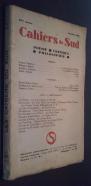 Cahiers du Sud. Poesie. Critique. Philosophie. N 187
