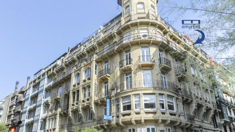 Increíble vivienda con terraza junto a La Concha