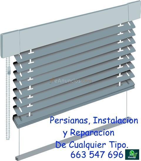 Persianas, instalación y reparación.