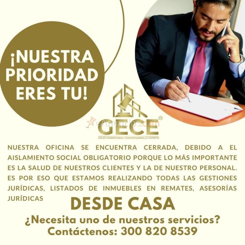 Remates judiciales y asesorias profesionales