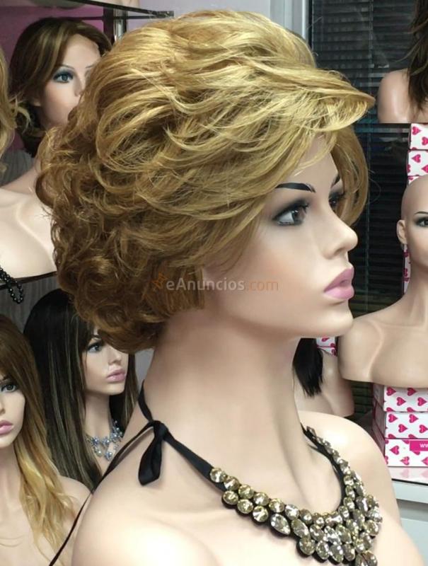 Peluca de señora natural para oncologia