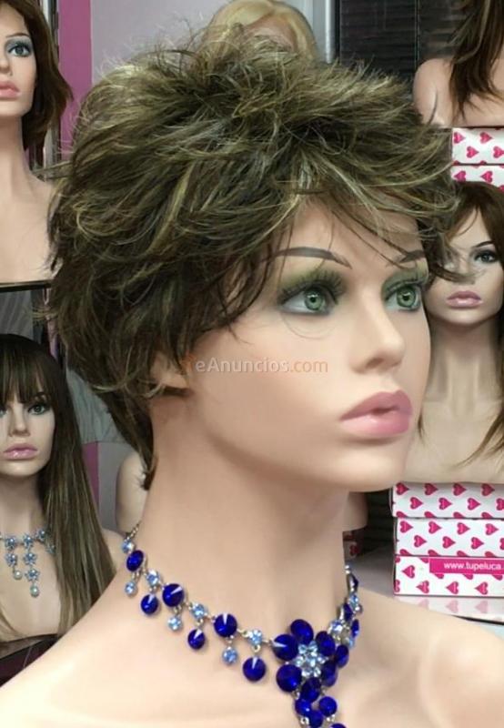 Peluca corta juvenil mod. Flores