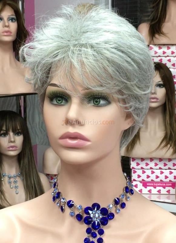 Peluca corta juvenil mod. Flores