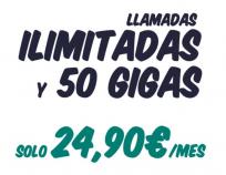 Tarifas de movil 50gb+ilimitadas solo contrato