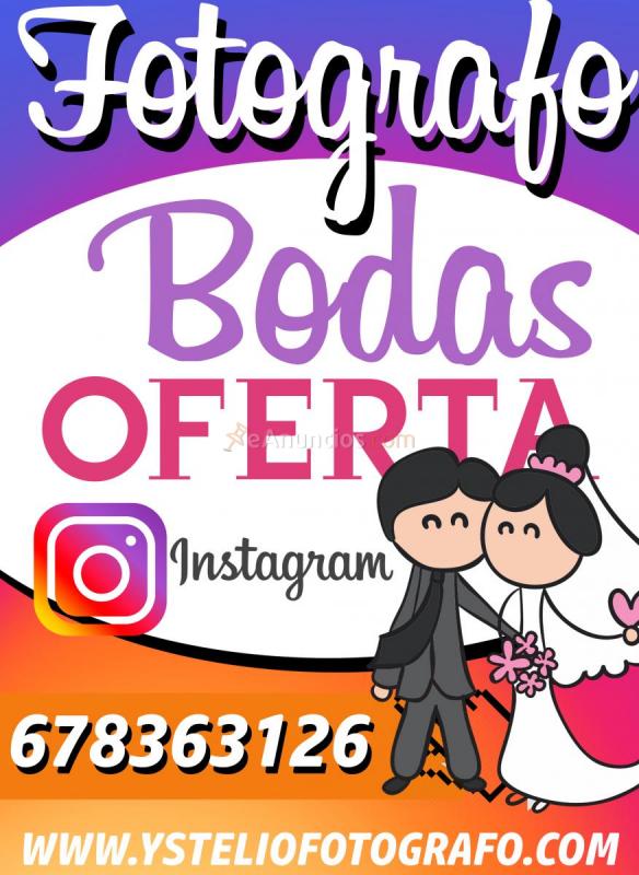 Fotografo para eventos bodas y celebración