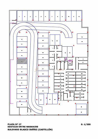 Plaza de aparcamiento. 1er. Sótano. Boulevard Blasco Ib