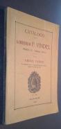 Catálogo de la Librería Francisco Vindel. N 5. Obras varias
