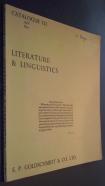 Catalogue N 131. Literature & Linguistics