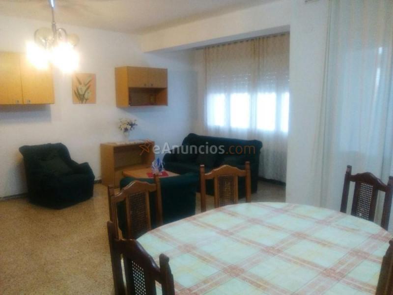 piso amueblado 3 habitaciones, salon comedor