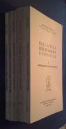 Biblioteca bibliografica hispanica. Tomo I: Repertorio por lugar de nacimiento. Tomo II: Repertorios por profesiones y otras características personales. Tomo III: Tipobibliografías. Tomo IV: Índices de publicaciones periódicas. Tomo V: Bibliografía sobre 