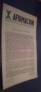 Afirmación. Dios. Patria. Rey. Caudillaje y Monarquía ante el futuro de España. Número 6. Julio 1961