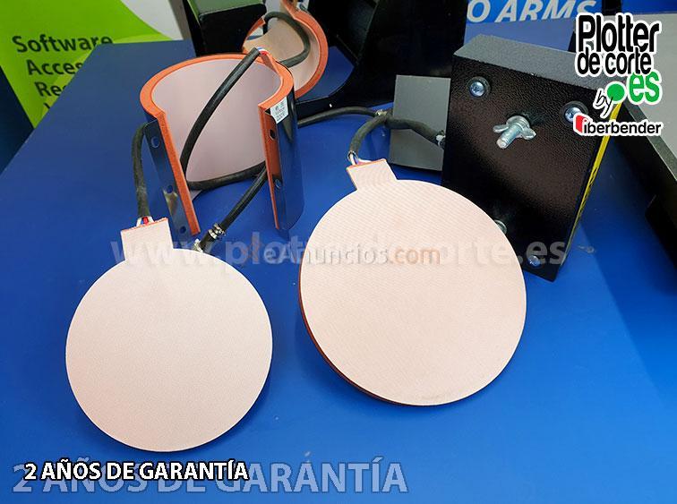 Nueva prensa termica combo 6 en 1 con accesorios