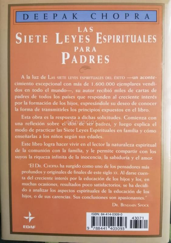 Libro las 7 leyes espirituales para padres