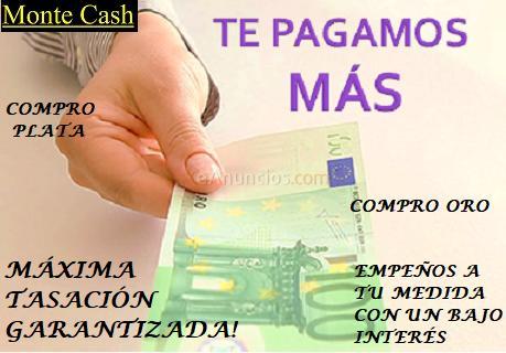 Horario Monte Cash, tu compro oro de confianza