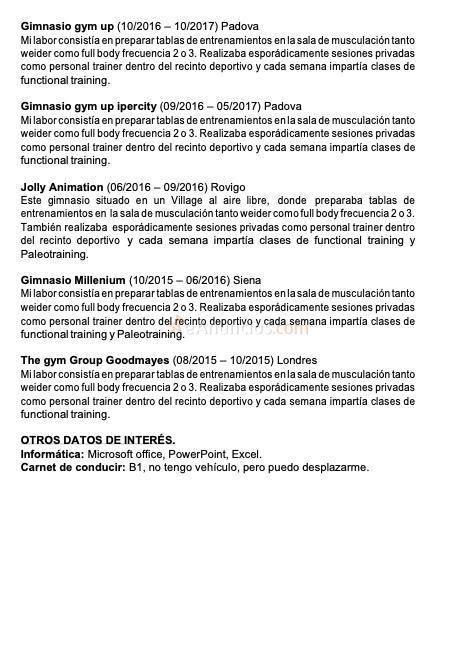 Entrenador personal presencial - Online