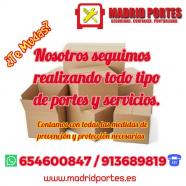 Reserva tu fecha Portes economicos madrid