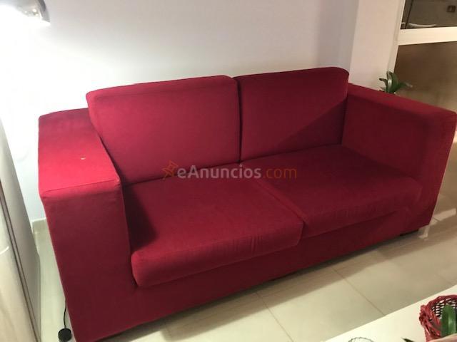 Sofá rojo Inspiración en clásicos de Roche Bobois