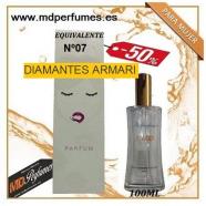 Oferta Perfume Mujer N07 DIAMANTES ARMARI Alta Gama