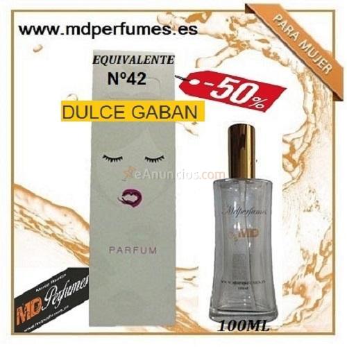 Oferta Perfume Mujer N42 DULCE GABAN Alta Gama 100ml