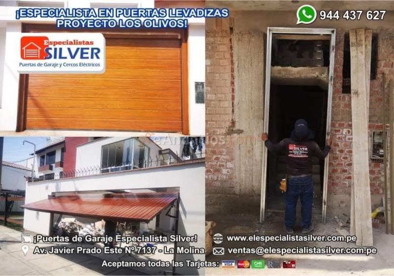 Puertas levadizas seccionales especialistas silver