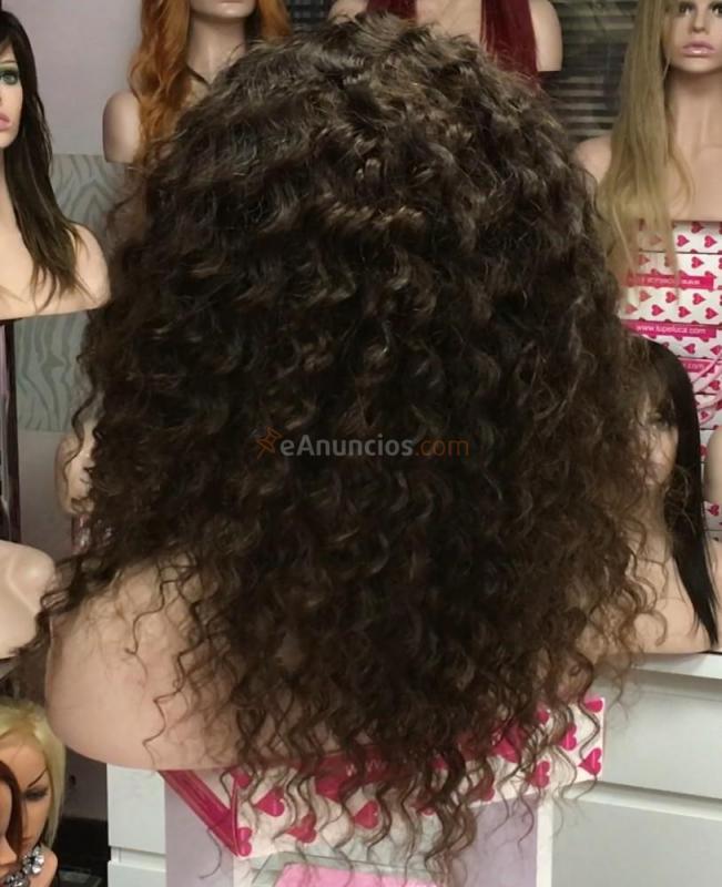 Peluca de cabello rizado natural ADELAIDE