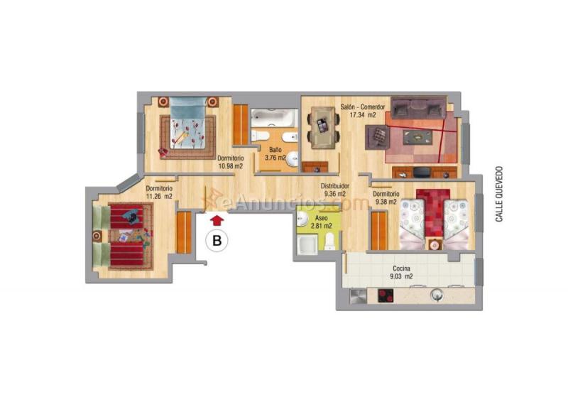 Apartamento en venta en  Este, Gijón