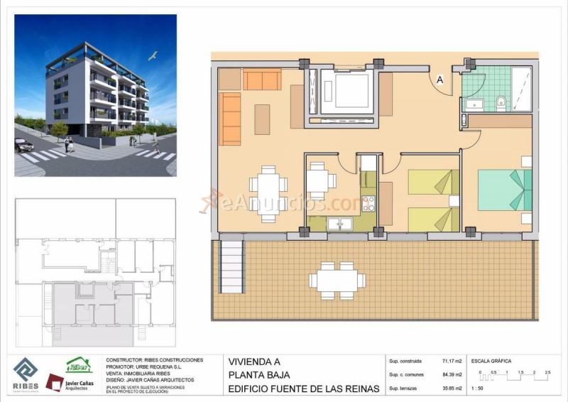 Apartamento en venta en  Fuente Reinas, Requena