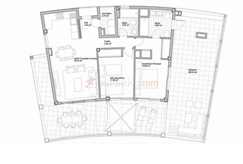 Apartamento en venta en  Caleta de Velez