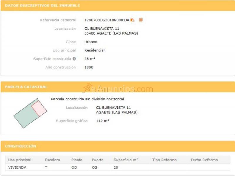 Casa en venta en  Buenavista, Agaete