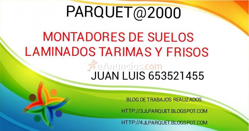 montadores de suelos laminados tarimas flotantes