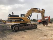 Retroexcavadora 345b cat.