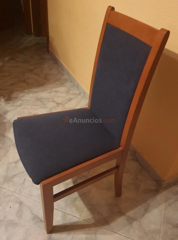 Mesa extensible de cristal + 5 sillas