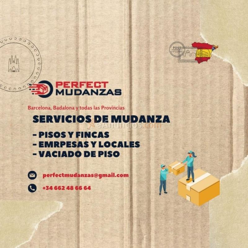 MUDANZA y VACIADO de PISOS Economico Badalona Barcelona