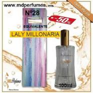 Oferta 10€ Perfume LALY MILLONARIA n28 Mujer Alta Gama