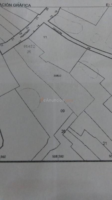 Se vende excelente solar urbano en centro de pastrana