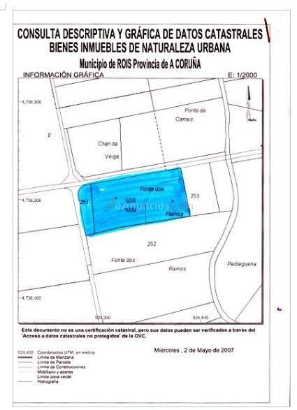 Fincas Urbanizables en Rois