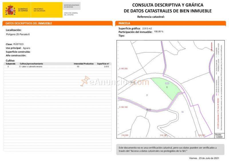 Suelo rústico en Venta en Roque Faro Santa Cruz de Tenerife