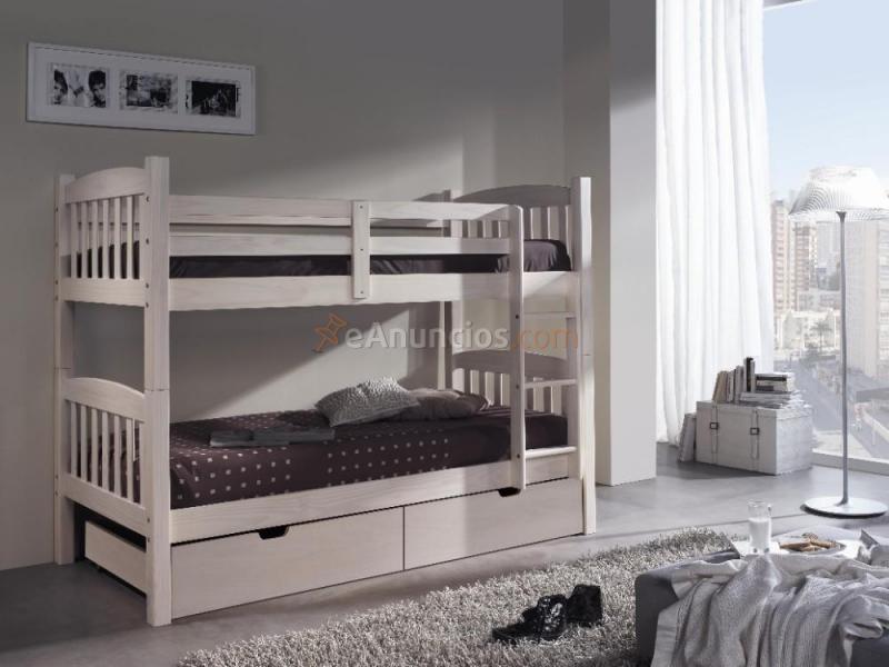 Litera maciza de 3 camas y colchones nueva fabrica