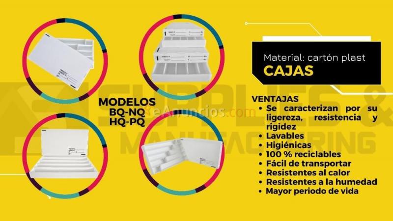Cajas porta testigo modelos pq-hq-nq-bq