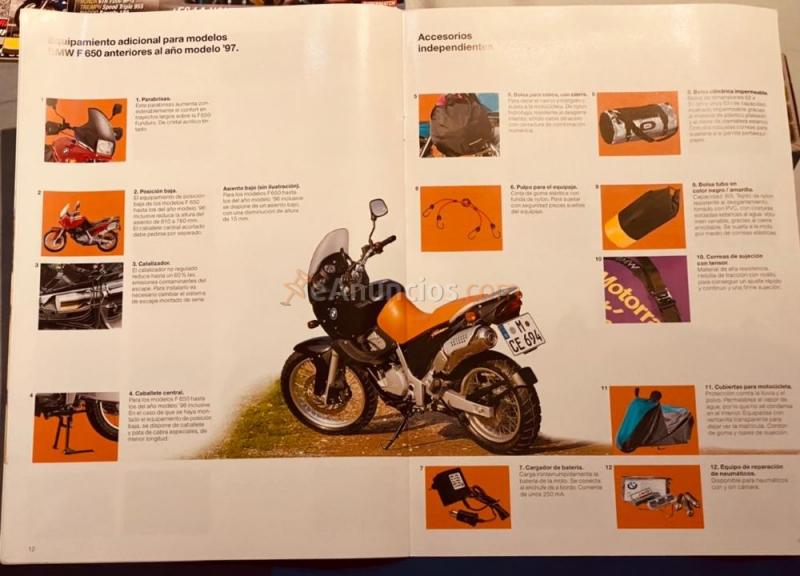 Catálogo accesorios motos BMW 650GS DAKAR