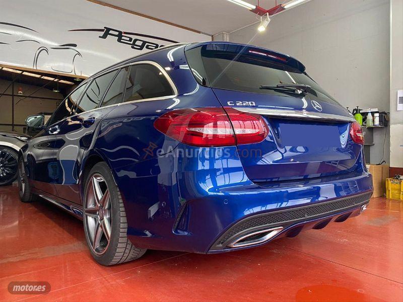 Mercedes Clase C C 220 BlueTEC AMG Line Estate de 2015 con 156.000 Km por 21.400 EUR. en Leon