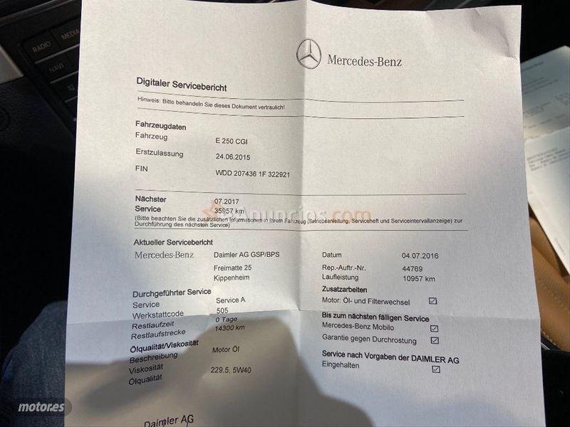 Mercedes Clase E Cabrio E 250 de 2015 con 67.000 Km por 26.990 EUR. en Madrid