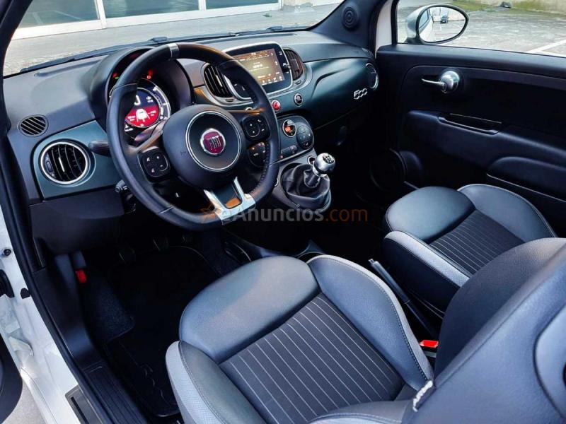 Fiat 500 1.2i ROCKSTAR 69cv con TECHO SOLAR, CUERO MIXTO, ASIENTOS DEPORTIVOS...