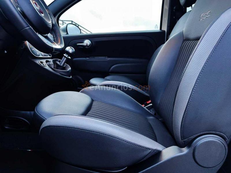 Fiat 500 1.2i ROCKSTAR 69cv con TECHO SOLAR, CUERO MIXTO, ASIENTOS DEPORTIVOS...