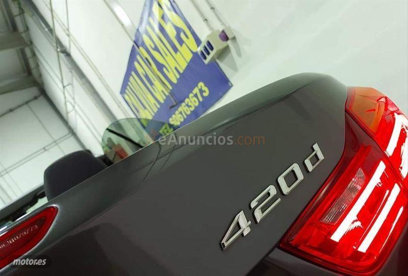 BMW Serie 4 420d Automatica de 2017 con 19.153 Km por 34.995 EUR. en Islas Baleares